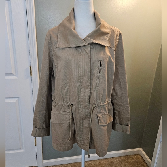 Ann Taylor Jackets & Blazers - Ann Taylor Tan Utility Jacket